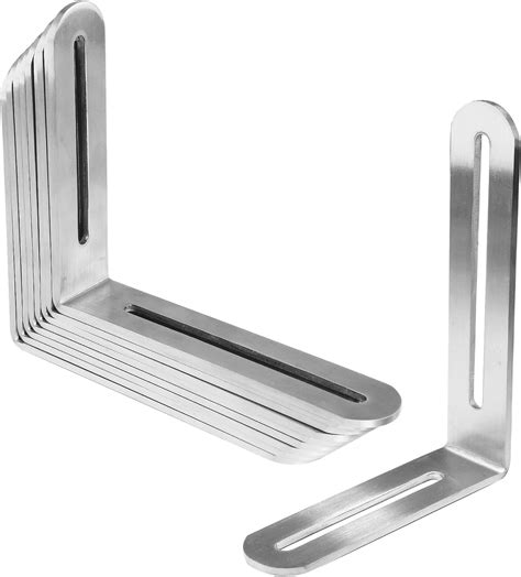 slotted metal l brackets|l bracket with slotted holes.